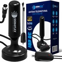 2 x MOCNA ANTENA POKOJOWA DO TELEWIZJI NAZIEMNEJ DVBT2 DO POKOJU DO TELEWIZ