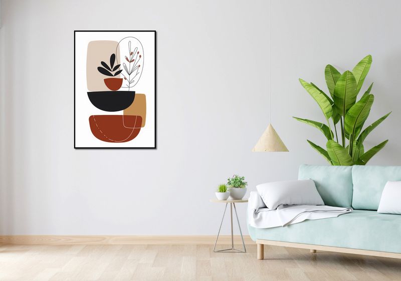 Plakat 68x98cm Botaniczna Abstrakcja zdjęcie 4