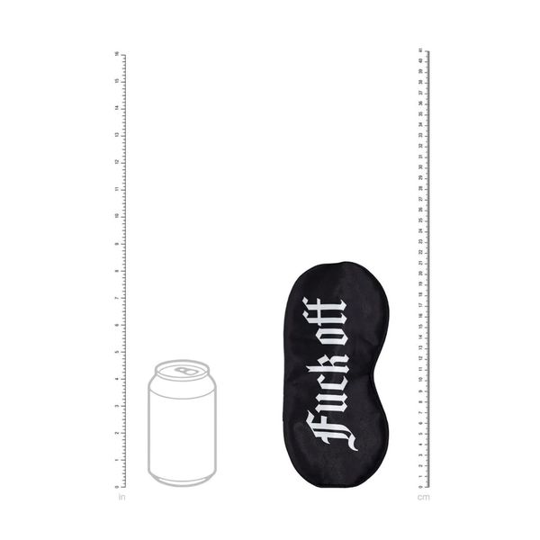 Fuck Off - Printed Satin Mask zdjęcie 5