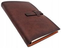 Notes skórzany A6 Retro Vintage z zamknięciem EE3
