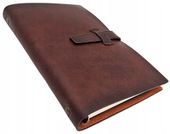 Notes skórzany A6 Retro Vintage z zamknięciem EE3