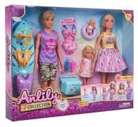 Zestaw Lalek, Rodzina Na Wakacjach + Akcesoria