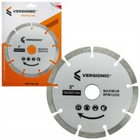 Tarcza diamentowa segmentowa do betonu, kostki, klinkier 125 mm VERGIONIC
