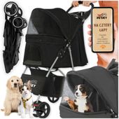 Wózek spacerowy dla chorego małego psa kota zwierząt transporter