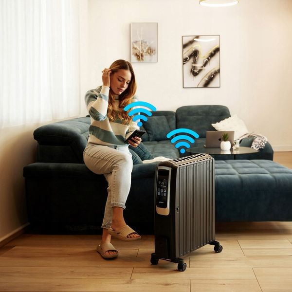 Grzejnik olejowy Yoer 2500W 10 żeberek +Timer +3 moce +Tryb zdjęcie 11