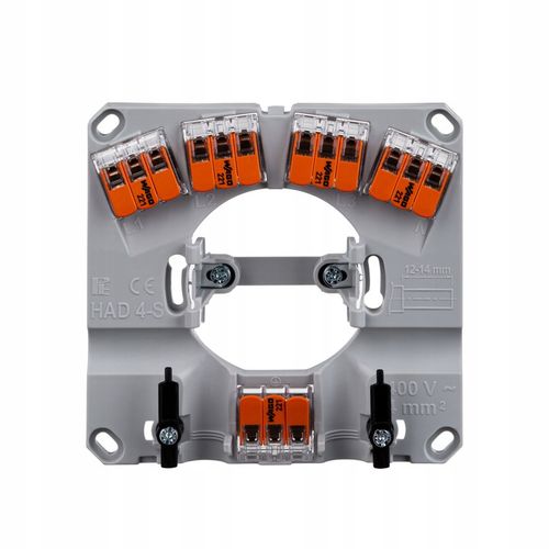 Puszka do podłączeń AGD do kuchenek HAD 4S zaciski WAGO 6mm2 3 fazy na Arena.pl