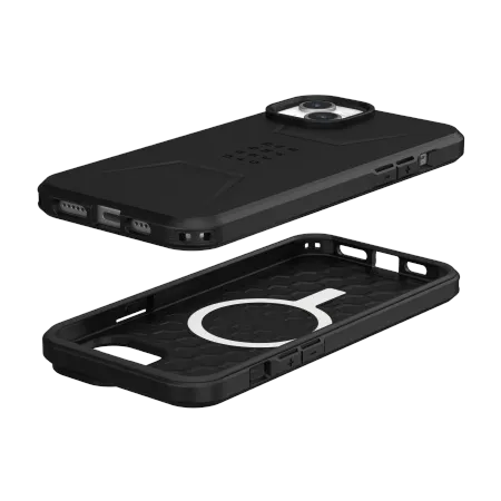 etui uag civilian magsafe do iphone 15 plus - czarne na Arena.pl