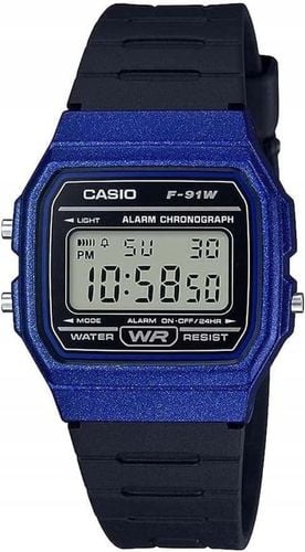CYFROWY KLASYK ZEGAREK CASIO F-91WM-2A W RETRO STYLU LED ALARM DATA +BOX na Arena.pl
