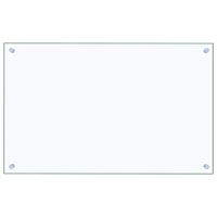 Panel ochronny do kuchni, przezroczysty, 80x50 cm, szkło