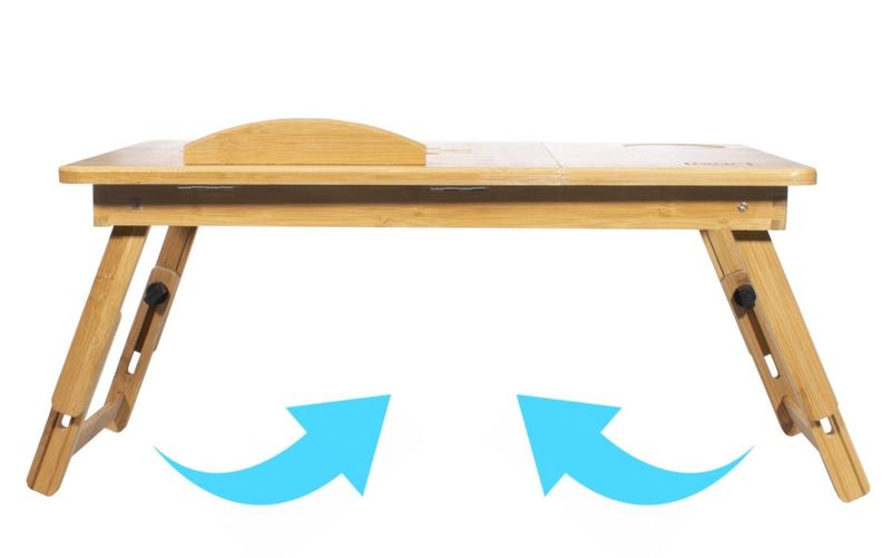 Stolik pod laptopa bambus L zdjęcie 4