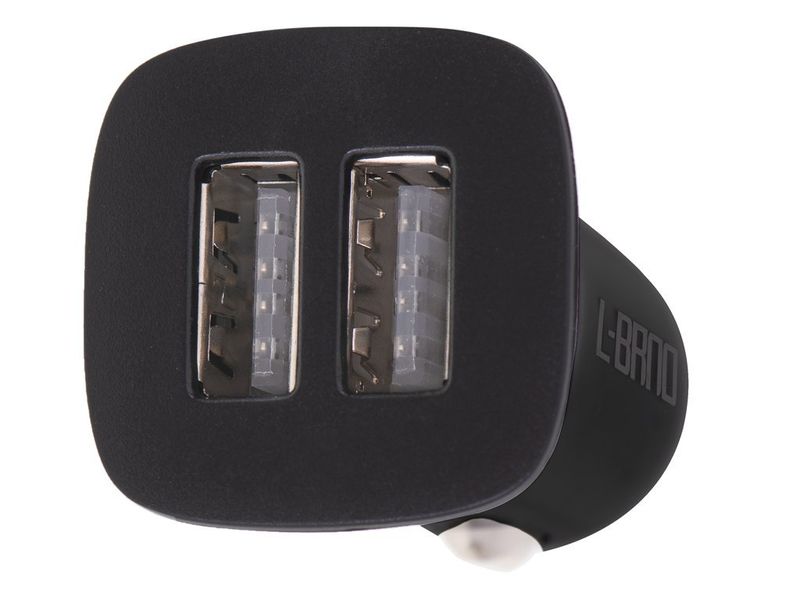 Ładowarka samochodowa Dual USB + micro czarna zdjęcie 4
