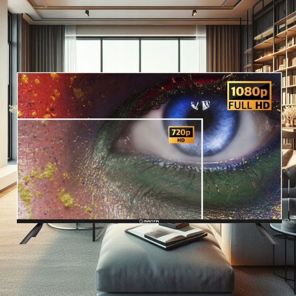 Smart TV Telewizor 40 cali Android HD LED dekoder DVBT2 WIFI +Uchwyt Manta zdjęcie 13