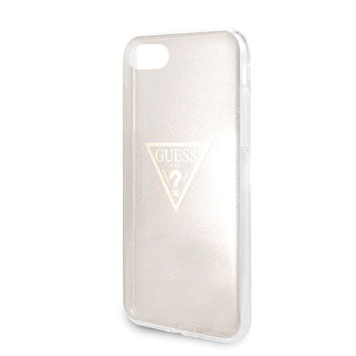 Guess Solid Glitter Triangle - Etui iPhone 8 / 7 (Gold) na Arena.pl