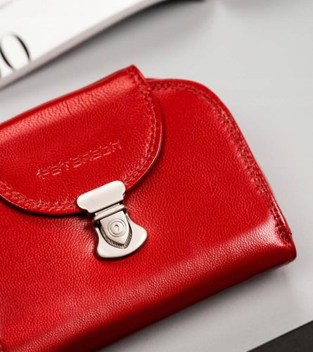 skórzany portfel damski na zamek i klapkę - peterson na Arena.pl