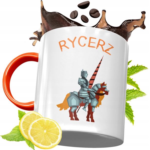 Kubek Pomarańczowy Dla Dzieci Na Dzień Dziecka Z Nadrukiem Ze Zdjęciem zdjęcie 1