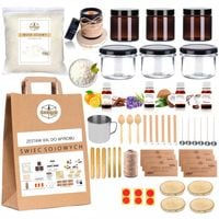 ZESTAW DO ROBIENIA ŚWIEC SOJOWYCH DUŻY XXL 64 EL PREZENT URODZINY MAMY