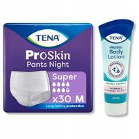 TENA PANTS SUPER noc majtki chłonne nietrzymanie moczu M 30szt Lotion