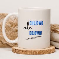 CHAMSKI KUBEK BEZ CENZURY | ŚMIESZNY PREZENT | DO PRACY BIURA DOMU | 330 ml