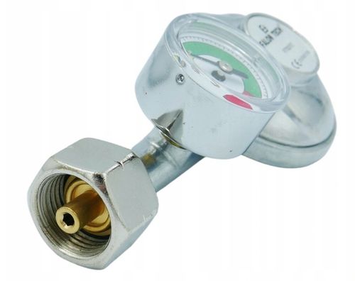 WĄŻ DO GAZU 2M REDUKTOR GAZOWY DO BUTLI Z MANOMETREM 11KG OPASKI USZCZELKI na Arena.pl