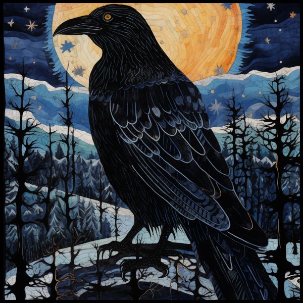 Plakat 100x100cm Kruczy Mąciciel zdjęcie 2