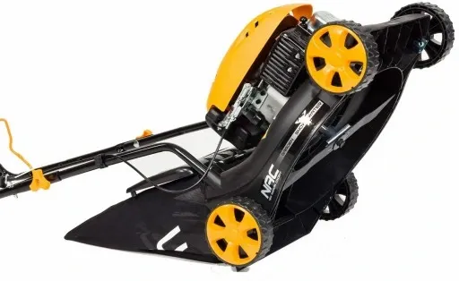 Kosiarka SPALINOWA NAC 41 cm 1,3 kW BEZ NAPĘDU Kosz 40 litrów LEKKA 2w1 zdjęcie 11