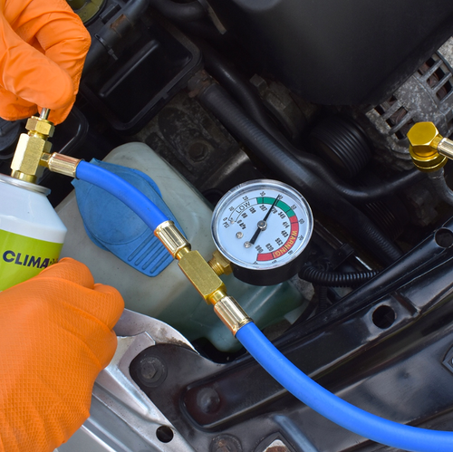 GAZ NABIJANIA KLIMATYZACJI AUT Z R134a CZYNNIK USZCZELNIACZ 4w1 + WĄŻ na Arena.pl