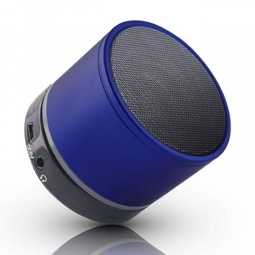 Głośnik bluetooth MP3 radio AUX niebieski na Arena.pl