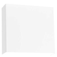 Kinkiet LAMPA ścienna KITAMI 7447 Shilo metalowa OPRAWA przyścienna prostokątna biała