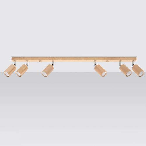 Plafon BERG 6 naturalne drewno na Arena.pl