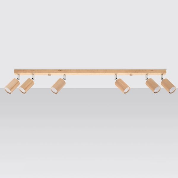 Plafon BERG 6 naturalne drewno zdjęcie 2