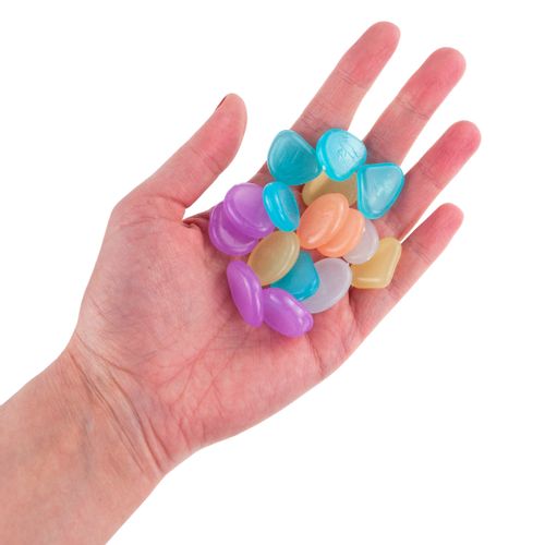 KAMIENIE ŚWIECĄCE FLUORESCENCYJNE KAMYKI 100SZT na Arena.pl