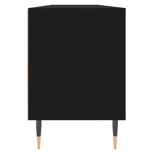 Szafka pod TV, czarna, 150x30x44,5 cm, materiał drewnopochodny na Arena.pl