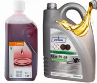 OLEJ SMAROWANIA ŁAŃCUCHA 5L + OLEJ DO MIESZANKI 1L