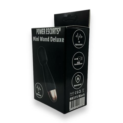 Power Escorts - Mini Wand De Luxe - Black  Silicone Wand Massager na Arena.pl