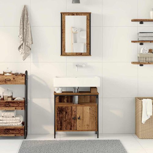 Zestaw mebli łazienkowych 2 pcs Brązowy 60 x 30 x 60 cm na Arena.pl