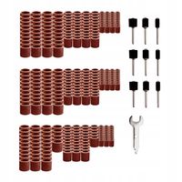 PAPIER ŚCIERNY DO MINISZLIFIERKI ZESTAW WALCE ŚCIERNE P80-P240 SAME PAPIERY