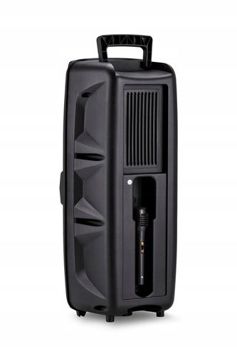 MOCNA KOLUMNA GŁOŚNIKOWA 600W PRZENOŚNA BLUETOOTH USB SD + MIKROFON na Arena.pl