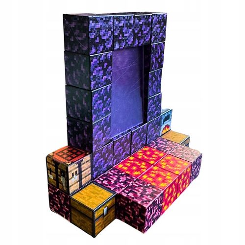 Klocki Magnetyczne Zestaw Klocków Edukacyjnych Na Magnes 32 SZT. + LUDZIK na Arena.pl