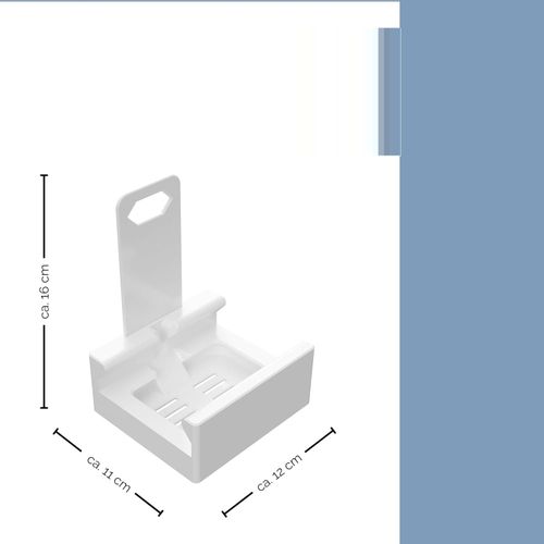 Półka plastik 10 x 13,5 cm biały na Arena.pl