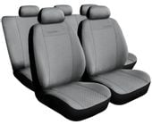 Pokrowce z alcantary na fotele PRESTIGE Szare do FIAT SEICENTO