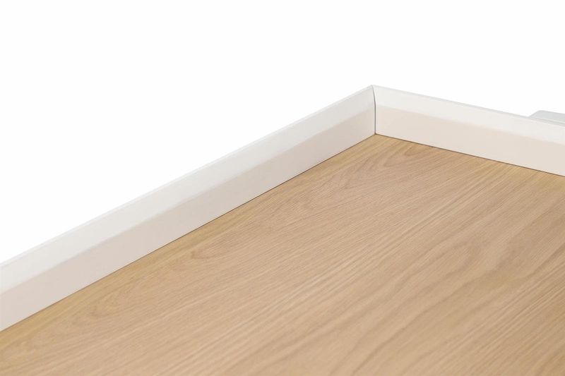 Biurko Malmo naturalne/białe boho zdjęcie 3