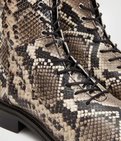 Botki ALLSAINTS Misty Leather Snake Effect B4ZW0364 roz.41 zdjęcie 3