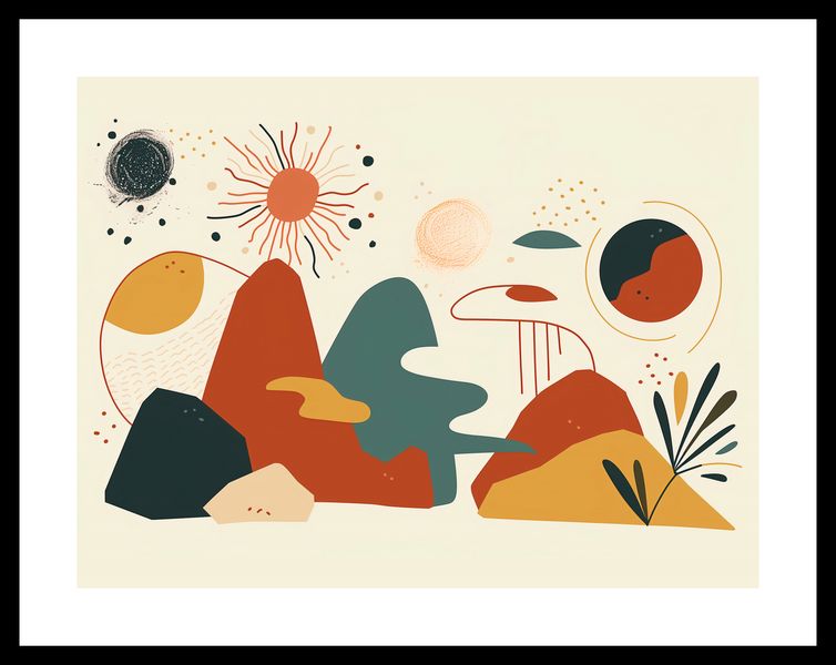 Plakat 40x30cm Kosmos Barw zdjęcie 3