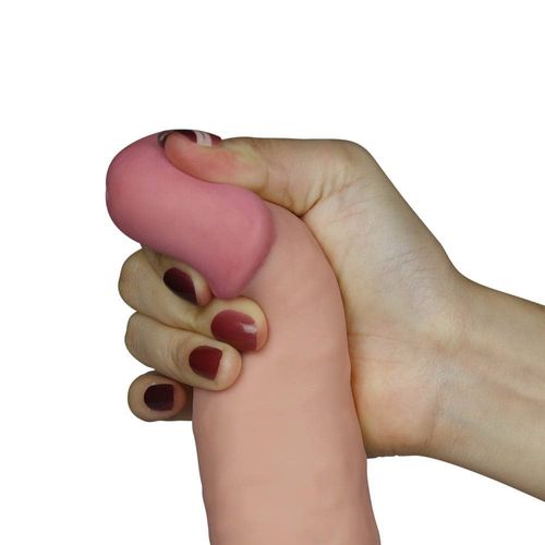 Dildo Cyberskóra Z Przyssawką The Ultra Soft Dude Z Wibracjami 20 Cm Loveto na Arena.pl