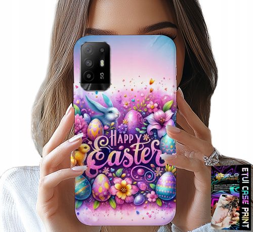ETUI DO OPPO RENO 5Z / A94 5G - WESOŁEGO JAJKA, WIELKANOC, PISANKI JAJKA na Arena.pl
