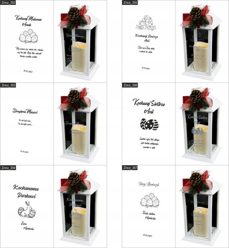 ZNICZ z grawerem dla TATY lampion Kochanemu Tacie na Arena.pl