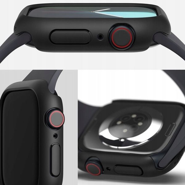 RINGKE SLIM 2-PACK APPLE WATCH 10 (46 MM) CLEAR & MATTE BLACK zdjęcie 3