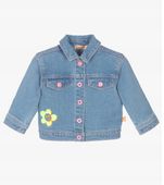 Billieblush Girls Blue Sparkly Denim Jacket 86 cm