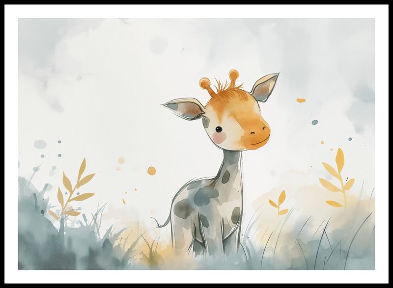 Plakat 84,1x59,4cm Mała Żyrafka zdjęcie 3