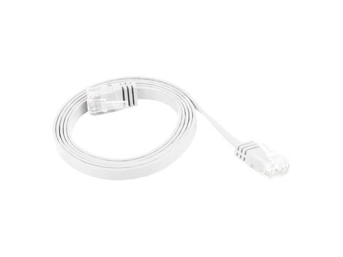LANBERG Patchcord kat. 5e FLAT 0.5m biały PCUF5-10CC-0050-W na Arena.pl